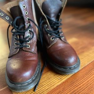 Brown Leather Doc Martens